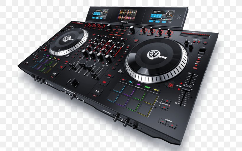 DJ Controller Audio Mixers Disc Jockey Numark Industries, PNG, 1200x750px, Watercolor, Cartoon, Flower, Frame, Heart Download Free