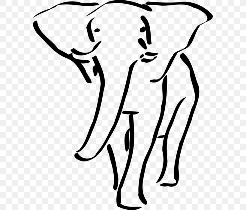 Elephantidae Outline Indian Elephant Presentation, PNG, 599x700px, Elephantidae, African Elephant, Animal, Area, Arts Download Free