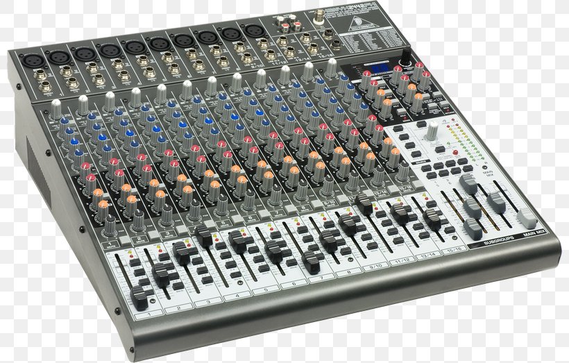 Microphone Audio Mixers Behringer Xenyx 802, PNG, 800x523px, Microphone, Amplificador, Analog Signal, Audio, Audio Equipment Download Free