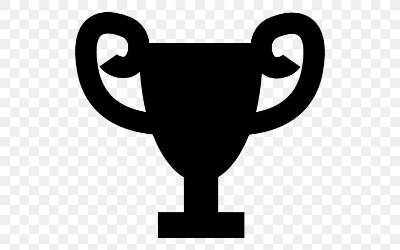 Trophy Award Shape Ribbon Clip Art, PNG, 512x512px, Trophy, Award, Black And White, Competition, Cup Download Free