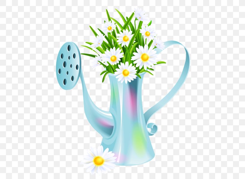 Watering Cans Gardening Clip Art, PNG, 477x600px, Watering Cans, Cut Flowers, Daisy, Drinkware, Flora Download Free