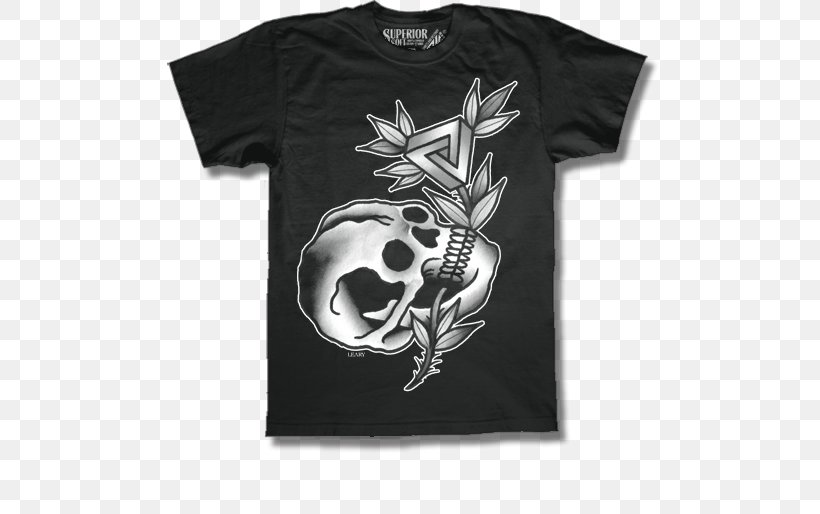 T-shirt Hoodie Saint Vitus Sleeve, PNG, 501x514px, Tshirt, Black, Black And White, Black Anvil, Blouse Download Free