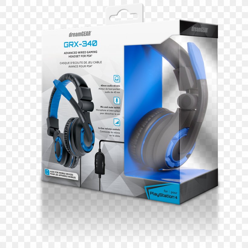 Wii U Microphone DreamGEAR GRX-340 Headset Headphones, PNG, 1000x1000px, Wii U, Audio, Audio Equipment, Dreamgear Grx340, Electronic Device Download Free