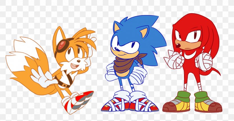Sonic Mania Tails Knuckles The Echidna Sonic Chaos DeviantArt, PNG, 1280x662px, Watercolor, Cartoon, Flower, Frame, Heart Download Free