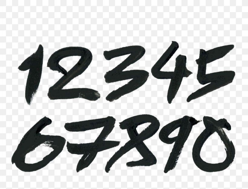 Calligraphy Brush Numerical Digit, PNG, 1024x780px, Calligraphy, Black And White, Brand, Brush, Coreldraw Download Free