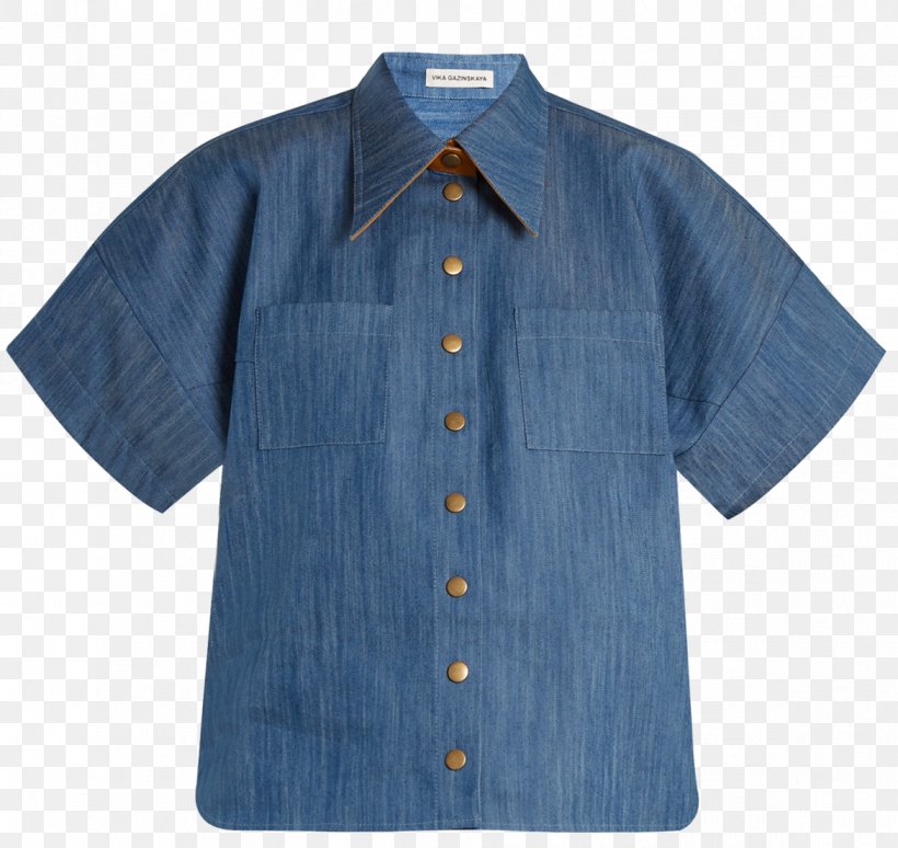 Dress Shirt Crop Top Denim Sleeve, PNG, 1170x1105px, Dress Shirt, Blouse, Blue, Button, Chiffon Download Free