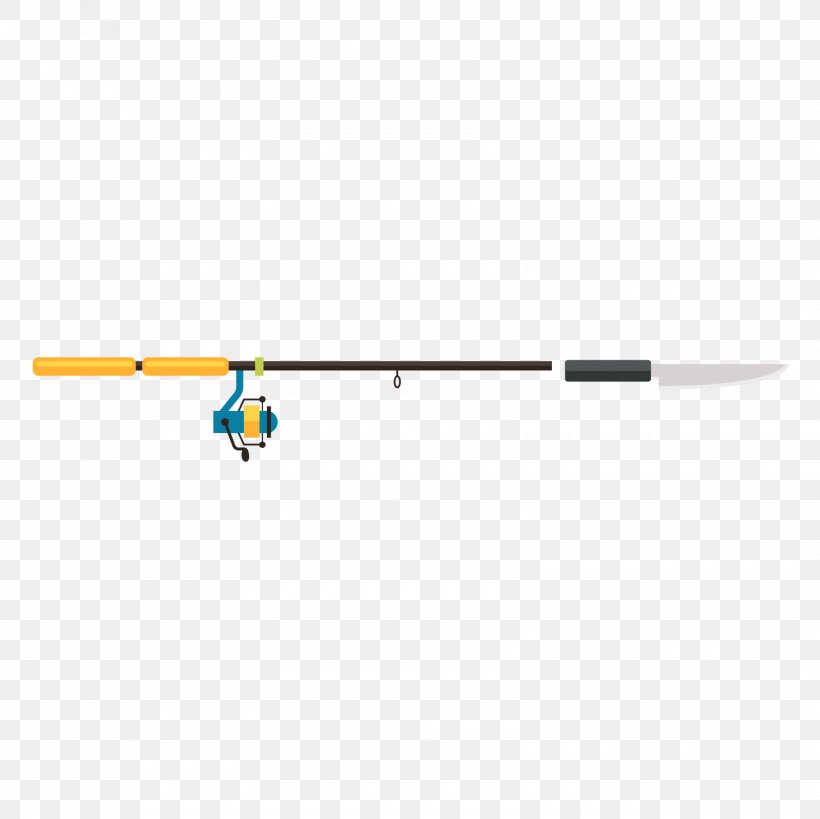 Fishing Rod, PNG, 1600x1600px, Yellow, Black And White, Bread Knife, Fishing Rods, Grey Download Free