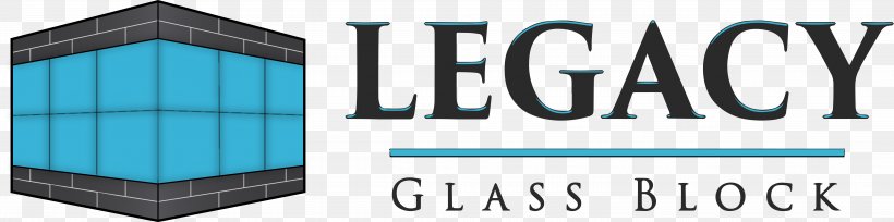 Glass Brick Logo Legacy Glass Block & Window Co., PNG, 7871x1967px, Glass Brick, Blue, Brand, Building, Building Insulation Download Free