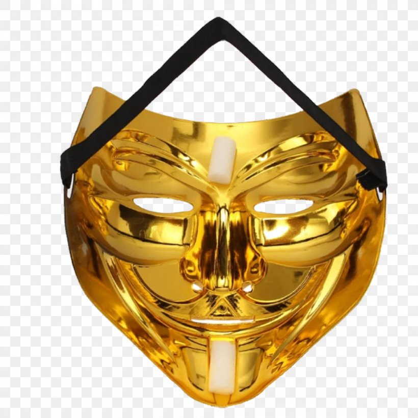 Guy Fawkes Mask Disguise Costume V For Vendetta, PNG, 1000x1000px, Guy Fawkes Mask, Brass, Cosplay, Costume, Disguise Download Free