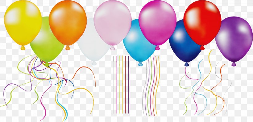Clip Art Balloon Birthday Image, PNG, 2999x1458px, Balloon, Birthday, Greeting Note Cards, Happy Birthday, Party Download Free