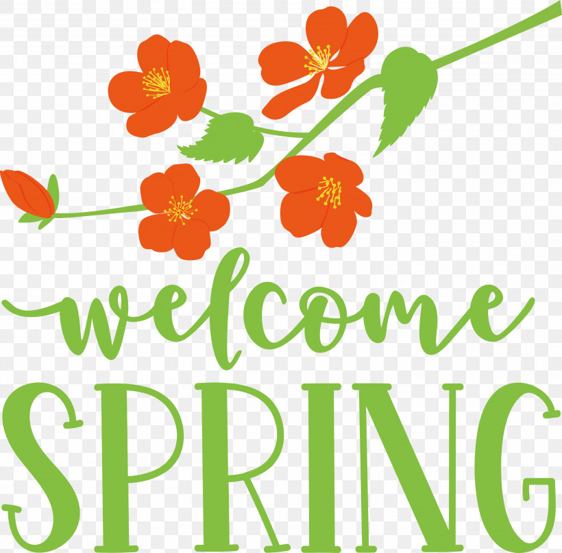 Welcome Spring Spring, PNG, 3000x2950px, Welcome Spring, Floral Design, Leaf, Line, Logo Download Free