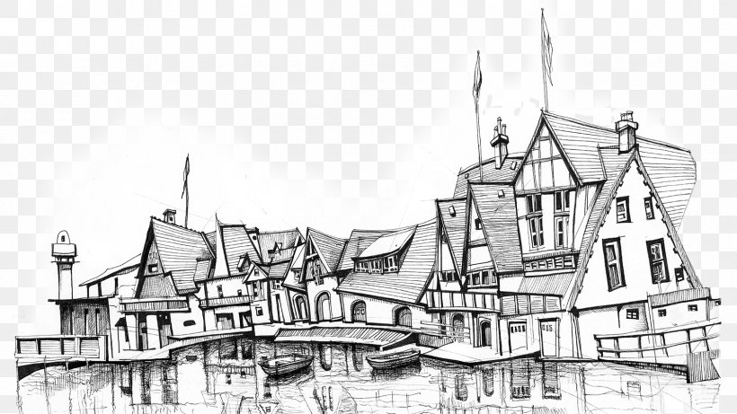 Building Background, PNG, 1600x900px, Drawing, Almshouse, Architecture, Black And White, Building Download Free