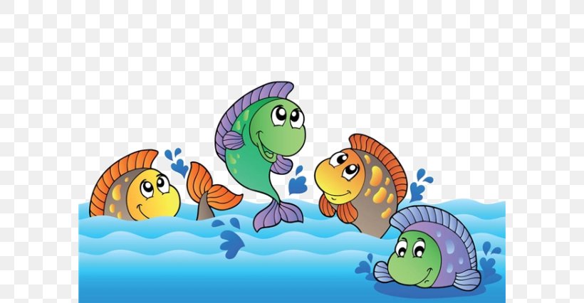 Cartoon Freshwater Fish Illustration, PNG, 600x426px, Cartoon, Art, Drawing, Fictional Character, Fish Download Free