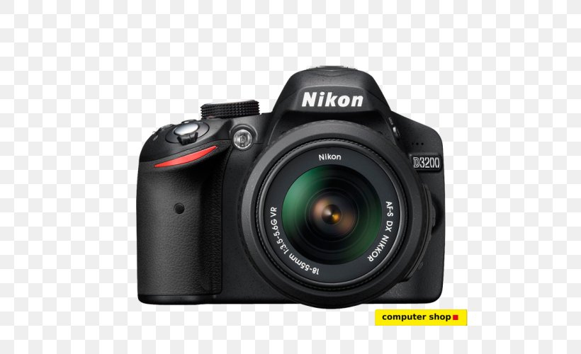 Nikon D3200 Nikon D3400 Canon EF-S 18–55mm Lens Nikon D3300 Digital SLR, PNG, 500x500px, Nikon D3200, Camera, Camera Accessory, Camera Lens, Cameras Optics Download Free