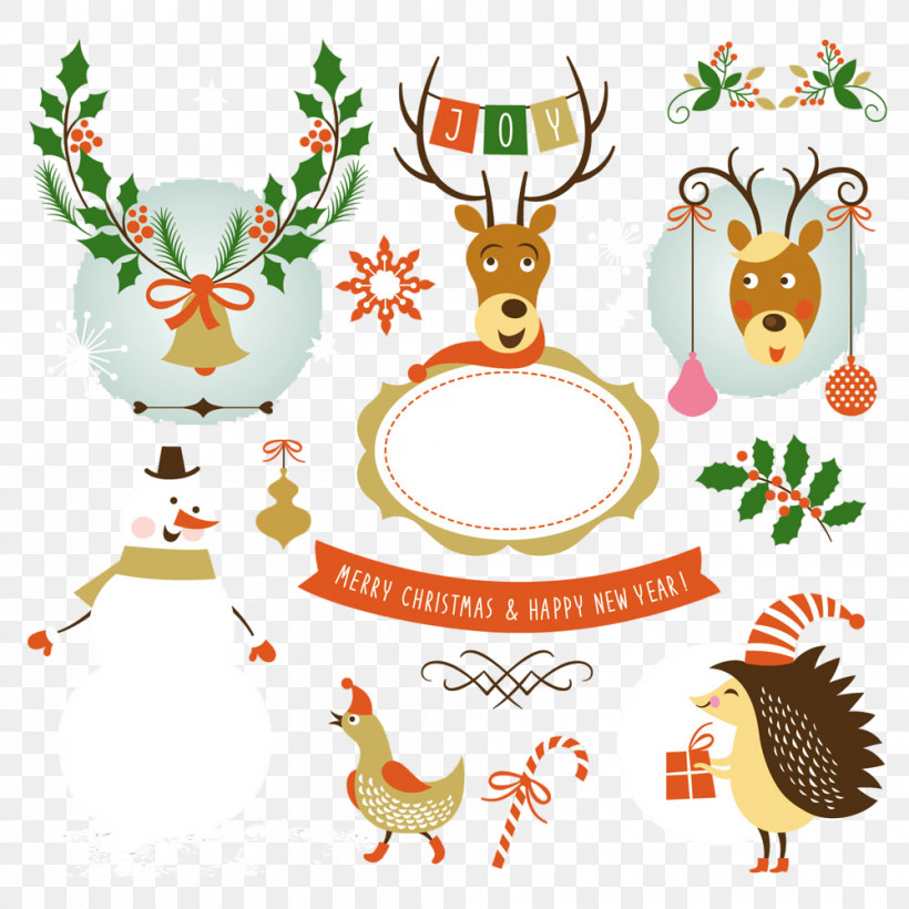 Reindeer, PNG, 1000x1000px, Holiday Ornament, Reindeer Download Free