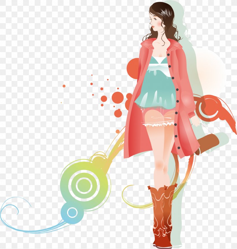 Fashion, PNG, 1519x1596px, Watercolor, Cartoon, Flower, Frame, Heart Download Free
