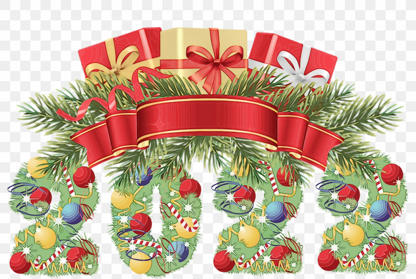 Christmas Day, PNG, 3000x2015px, Watercolor, Bauble, Christmas Day, Christmas Decoration, Christmas Stocking Download Free