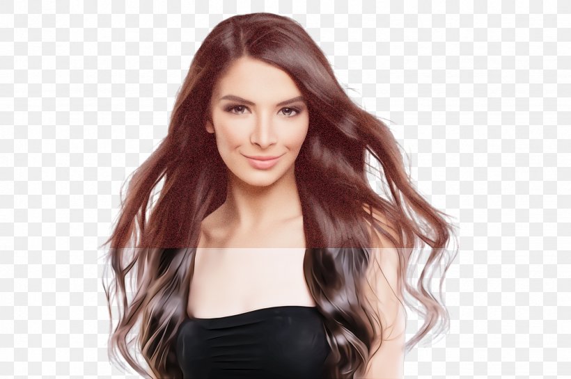 Hair Face Hairstyle Long Hair Brown Hair, PNG, 2452x1632px, Hair, Beauty, Black Hair, Brown Hair, Chin Download Free