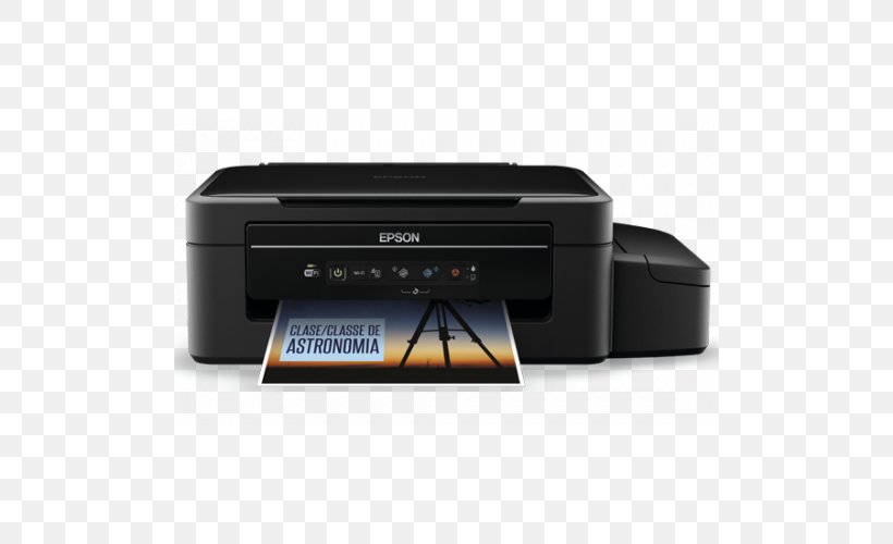 Multi-function Printer Epson EcoTank L375 Ink, PNG, 500x500px, Multifunction Printer, Electronic Device, Electronics, Epson, Ink Download Free