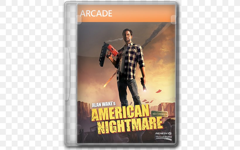 Alan Wake's American Nightmare Xbox 360 Remedy Entertainment Video Game, PNG, 512x512px, Alan Wake, Achievement, Action Figure, Action Film, Downloadable Content Download Free