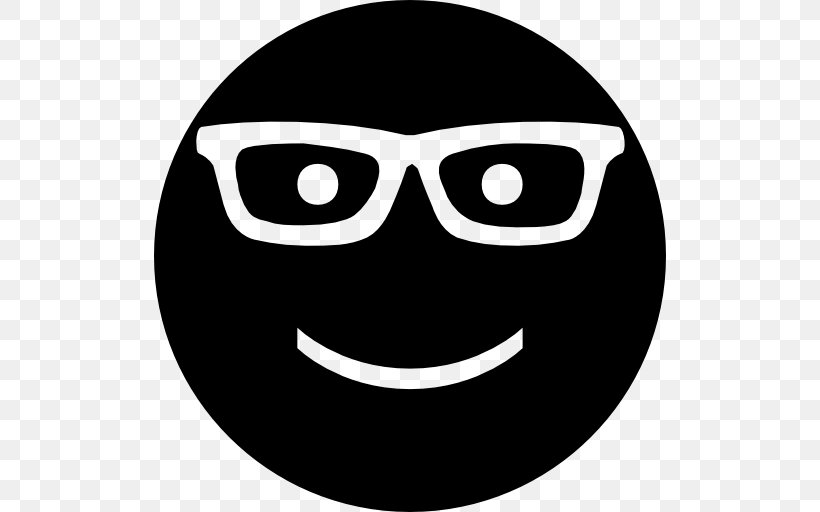 Emoticon Smiley, PNG, 512x512px, Emoticon, Black, Black And White, Emoji, Emotion Download Free