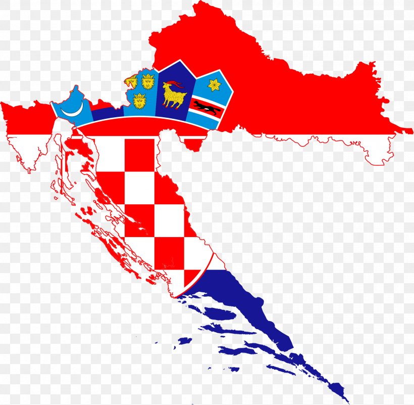 Flag Of Croatia Vector Map, PNG, 2000x1954px, Croatia, Area, Artwork, Blank Map, File Negara Flag Map Download Free