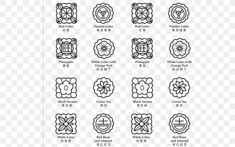 Moon Cake, PNG, 519x512px, Mooncake, Area, Black And White, Drawing, Festival Download Free