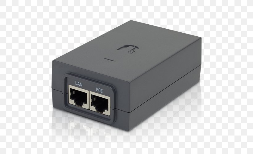Power Over Ethernet Ubiquiti Networks IEEE 802.3af Pan–tilt–zoom Camera Gigabit, PNG, 500x500px, Power Over Ethernet, Ac Adapter, Adapter, Cable, Computer Component Download Free