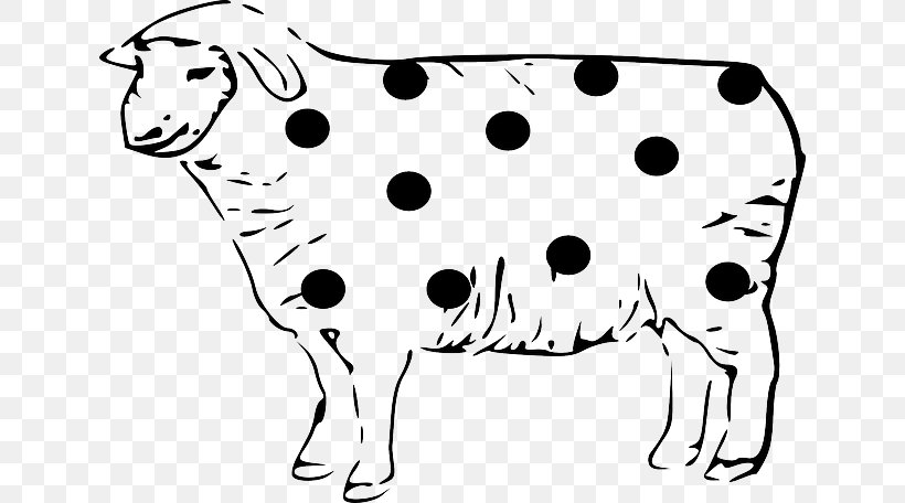 Sheep Clip Art Vector Graphics Image Drawing, PNG, 640x456px, Sheep, Animal Figure, Artwork, Black, Black And White Download Free