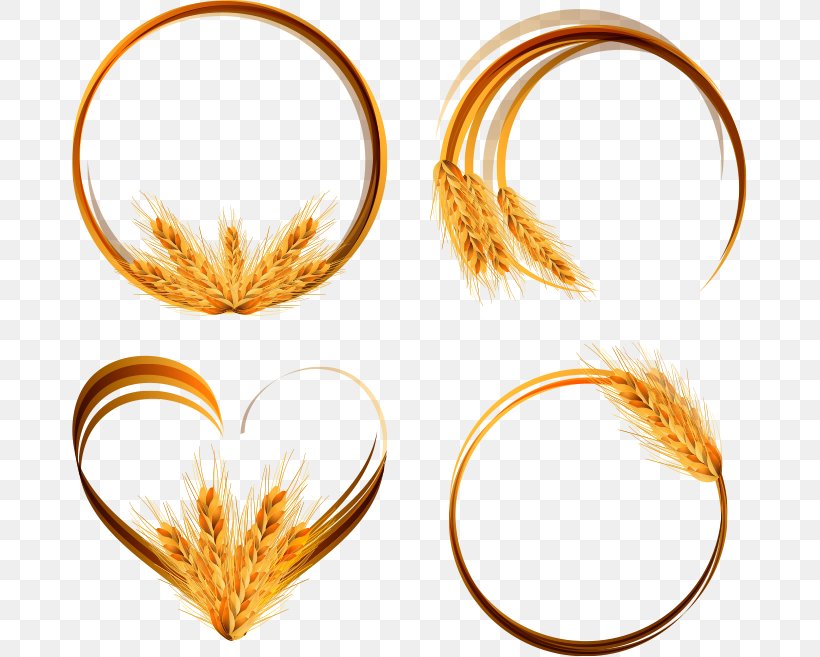 Common Wheat Ear Picture Frames Clip Art, PNG, 675x657px, Common Wheat, Body Jewelry, Cereal, Commodity, Ear Download Free