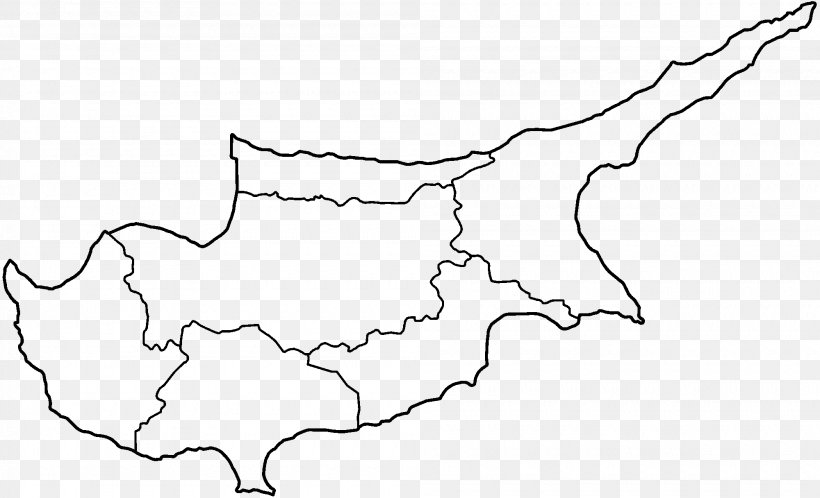 Cyprus Blank Map Plan De Lyon Google Maps, PNG, 2000x1216px, Cyprus, Area, Black And White, Blank Map, Geography Download Free