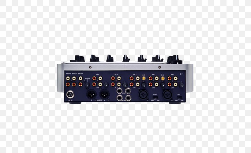 Microphone Audio Mixers RF Modulator Disc Jockey Amplifier, PNG, 500x500px, Microphone, Amplifier, Audio, Audio Crossover, Audio Equipment Download Free
