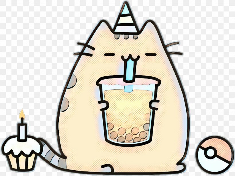 Nyan Cat Pusheen Tea Image, PNG, 1235x924px, Cat, Birthday, Bubble Tea, Cartoon, Cuteness Download Free