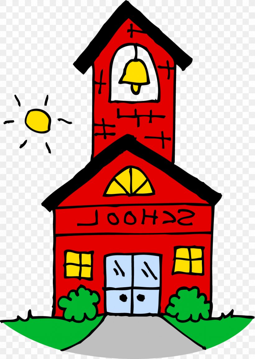 School Building Cartoon, PNG, 830x1170px, School, Classroom, Clock, Clock Tower, College Download Free