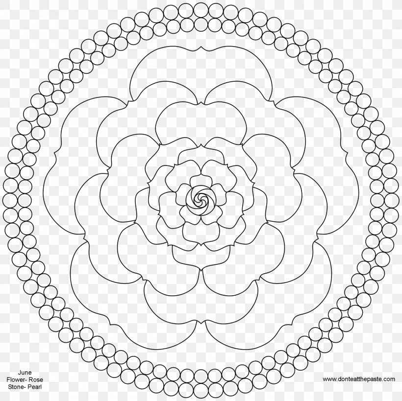 Coloring Book Mandala Best Roses Drawing, PNG, 1600x1600px, Coloring Book, Adult, Area, Best Roses, Black And White Download Free