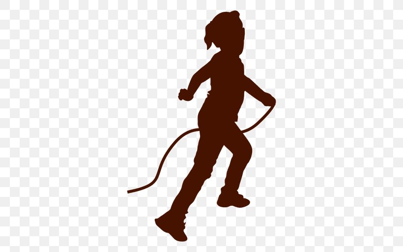 Child Silhouette Jump Ropes Drawing, PNG, 512x512px, Watercolor, Cartoon, Flower, Frame, Heart Download Free