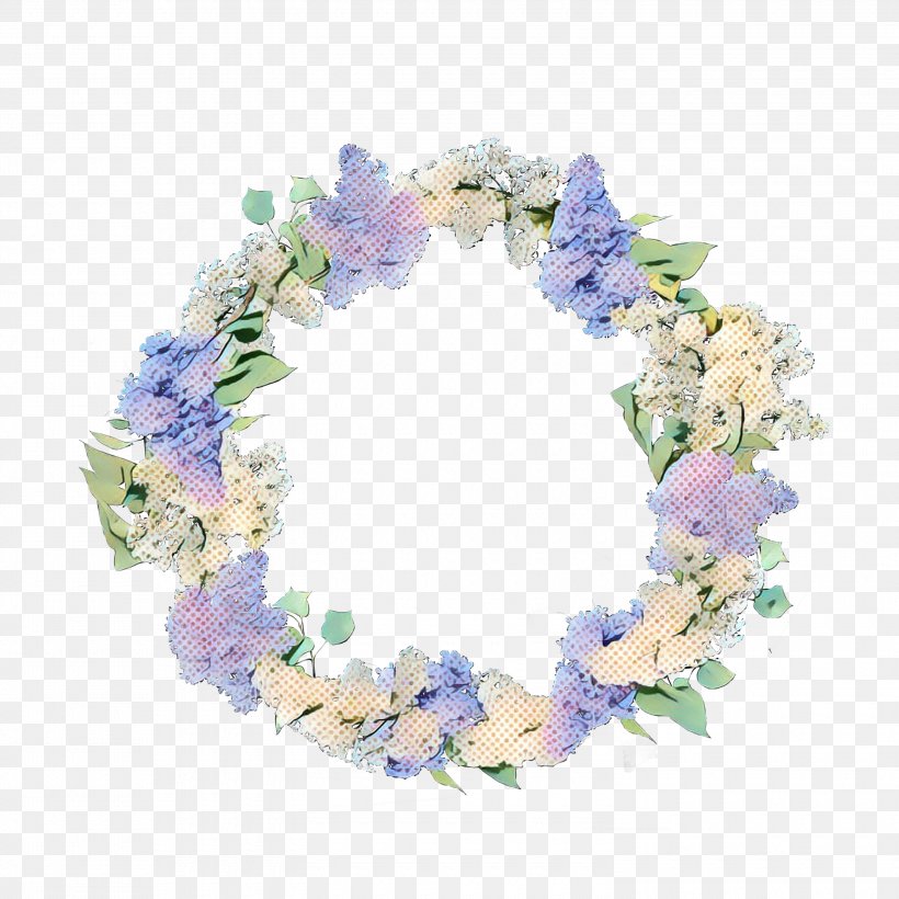 Purple Flower Wreath, PNG, 3000x3000px, Flower, Bellflowers, Blue, Cornales, Delphinium Download Free