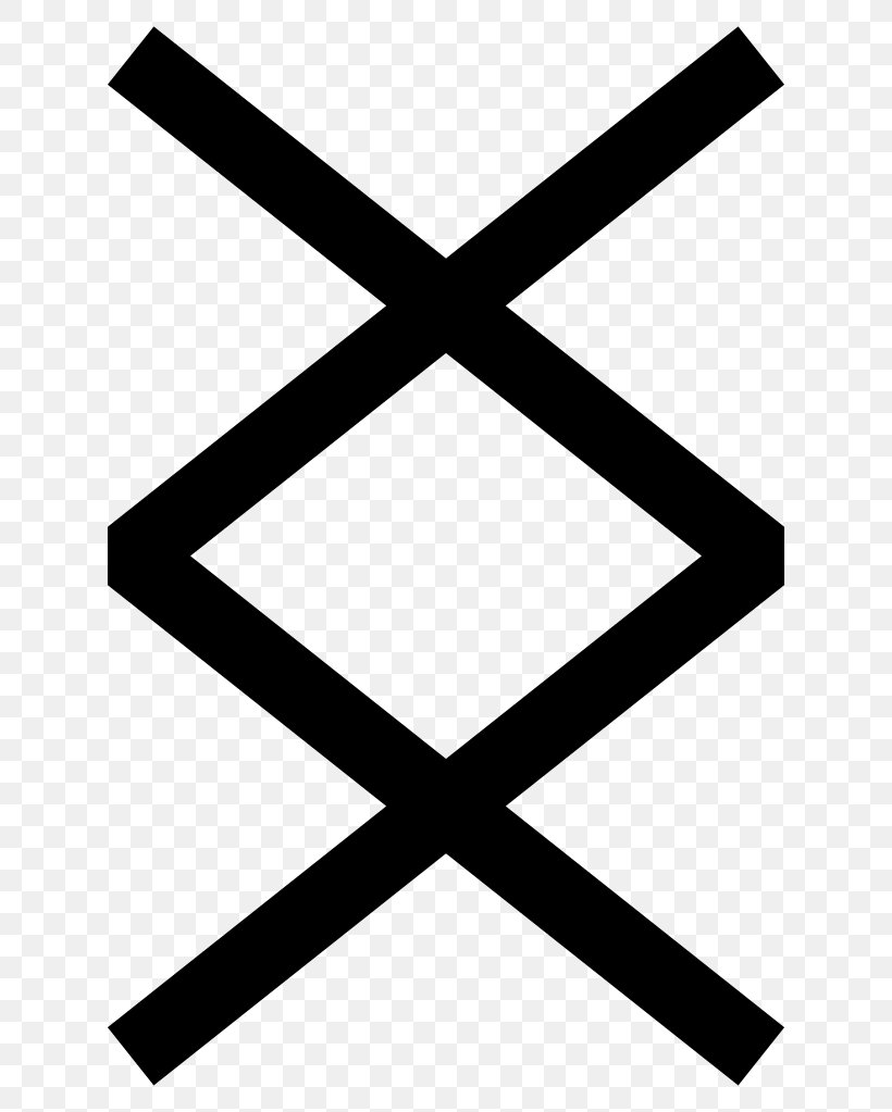 Runes Ing Elder Futhark Ansuz Thurisaz, PNG, 682x1023px, Runes, Ansuz, Area, Black, Black And White Download Free