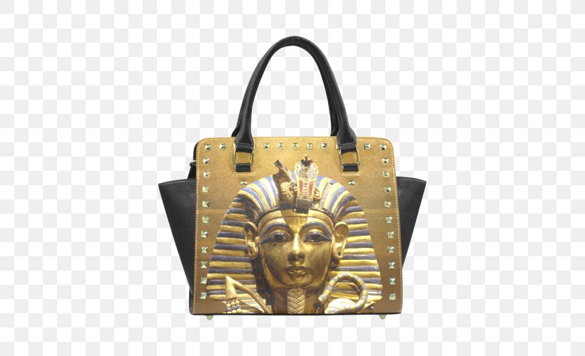 Handbag Great Sphinx Of Giza Mask Of Tutankhamun, PNG, 500x500px, Handbag, Backpack, Bag, Brand, Clothing Download Free