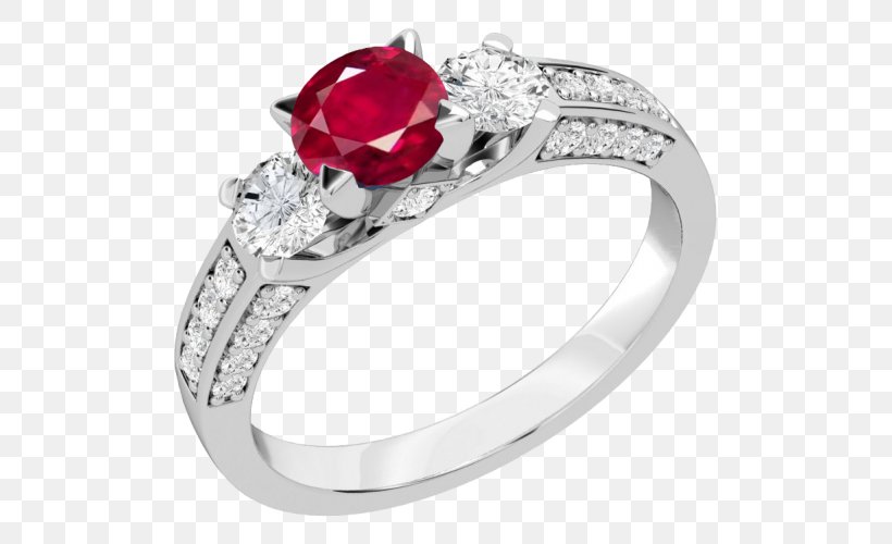 Ruby Ring Diamond Cut Brilliant, PNG, 500x500px, Ruby, Body Jewelry, Brilliant, Carat, Colored Gold Download Free