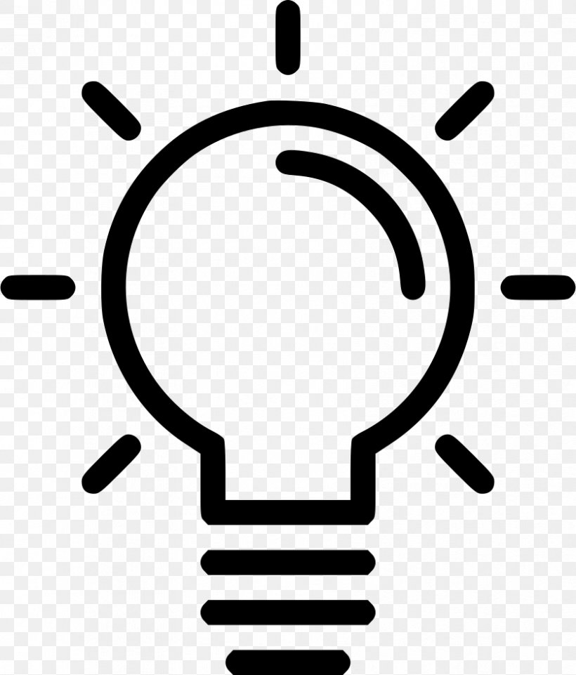 Incandescent Light Bulb Lamp Idea, PNG, 836x980px, Incandescent Light Bulb, Black And White, Creativity, Electricity, Idea Download Free