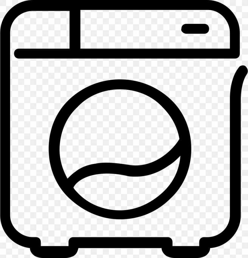 Washing Machines Clip Art, PNG, 944x980px, Washing Machines, Area, Black, Black And White, Cdr Download Free