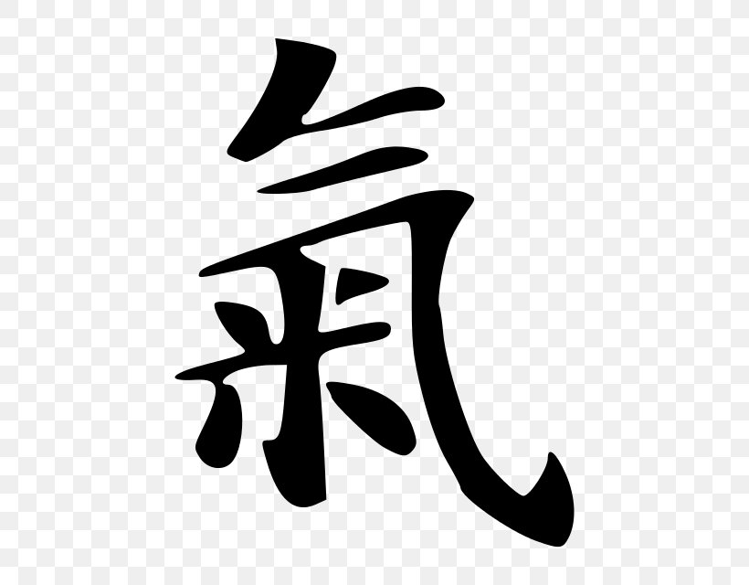 Qi Chinese Characters Energy Symbol, PNG, 640x640px, Chinese Characters, Black, Black And White, Chinese, Chinese Calligraphy Tattoos Download Free