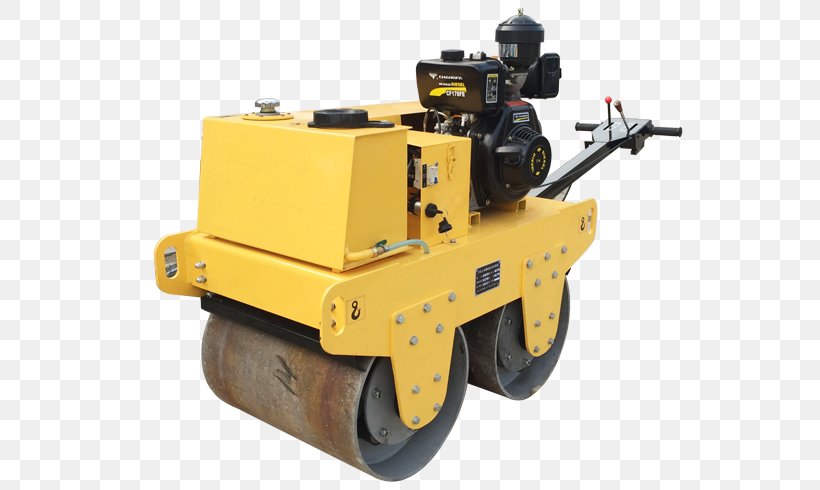 Road Roller Heavy Machinery Architectural Engineering Excavator, PNG, 600x490px, Road Roller, Architectural Engineering, Compact Excavator, Construction Equipment, Cylinder Download Free