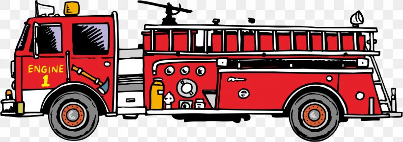 Fire Safety Firefighter Clip Art, PNG, 1859x659px, Fire Engine, Can Stock Photo, Car, Drawing, Emergency Vehicle Download Free