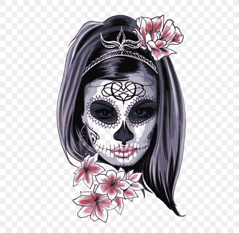 La Calavera Catrina Day Of The Dead Human Skull Symbolism, PNG, 566x800px, Calavera, Bone, Day Of The Dead, Death, Drawing Download Free