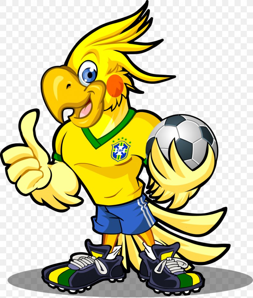 Brazil National Football Team 2014 FIFA World Cup Loja Do Mascote 2018 FIFA World Cup, PNG, 849x1000px, 2014 Fifa World Cup, 2018 Fifa World Cup, Brazil National Football Team, Artwork, Beak Download Free