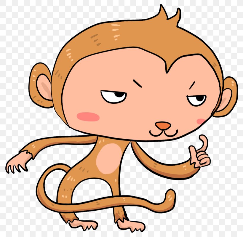 Monkey Blog Image Illustration Character Structure, PNG, 800x800px, Monkey, Animal, Art, Baby Crawling, Blog Download Free