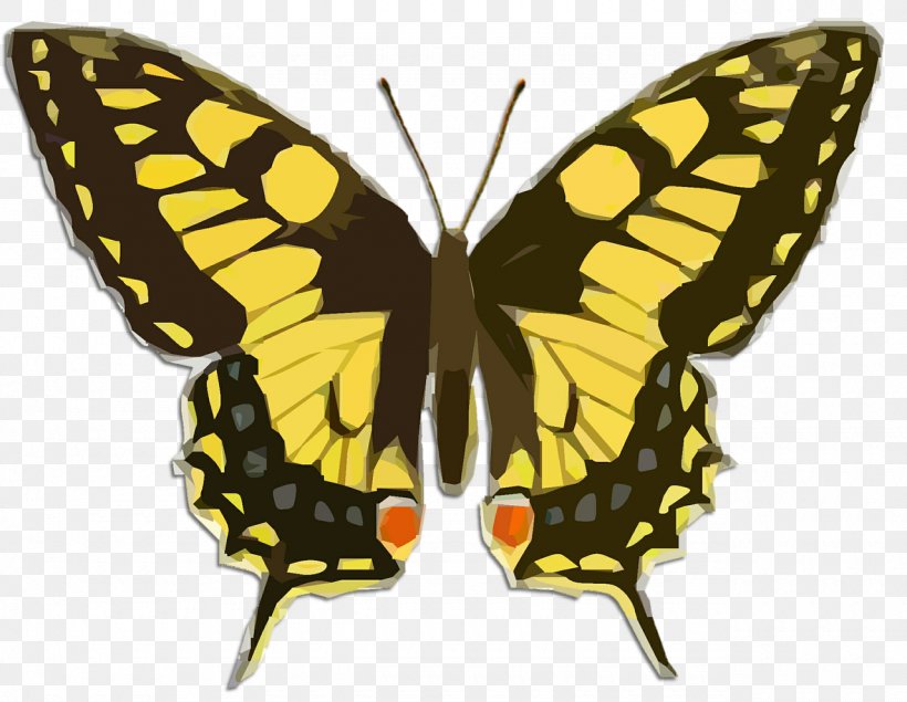 Swallowtail Butterfly Insect Clip Art, PNG, 1280x992px, Butterfly, Arthropod, Birdwing, Brush Footed Butterfly, Butterflies And Moths Download Free