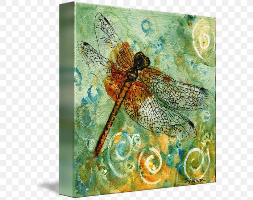 Honey Bee Art Gallery Wrap Canvas, PNG, 594x650px, Honey Bee, Art, Bee, Butterfly, Canvas Download Free